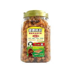 Chewy Time 健康時刻 小型犬 潔牙骨 多角螺旋形狀 按摩牙齦 減少牙垢, 起司+雞肉, 1.45kg, 1桶