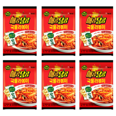 NONGSHIM 農心 COOKTAM 速食甜辣湯拉麵年糕, 390g, 6包