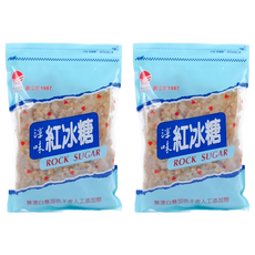 達益食品 淳味 紅冰糖 小包裝 粗 500g, 2包