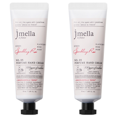 jmella 香氛護手霜 No.05 Sparkling Rose 星耀玫瑰香, 50ml, 2條