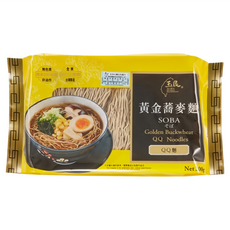 玉民 黃金蕎麥QQ麵 300g/包 - Q彈有嚼勁，健康美味，快速料理首選, 1包