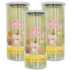 粥寶寶 無鹽寶寶細麵 菠菜口味, 250g, 3罐