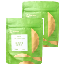 Teavoya 嘉柏茶業 日本京都抹茶粉, 濃茶級醇厚 400目綿密研磨 古寺茶香 100g, 1包, 2包