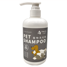 CLEAN UP 一噴淨 抑菌草本寵物洗毛精 貓狗可用 美毛 留香, 500ml, 1瓶