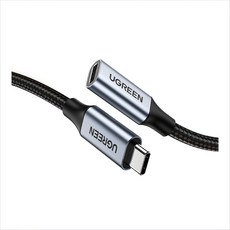 UGREEN 綠聯 USB-C Type-C 延長傳輸線10Gbps金屬編織版, 1條, 1m