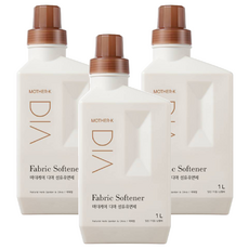 MOTHER-K DIA 純粹柔軟精 衣物草本芬芳SPA 添加迷迭香、薰衣草等植物萃取 德國肌膚敏感Dermastest「最優秀」等級, 1L, 3瓶