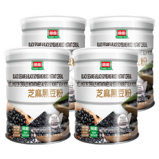 薌匯 芝麻黑豆粉, 含黑豆、黑米、黑芝麻, 高鈣、高纖、高鐵, 養生聖品, 430g, 1罐, 4罐