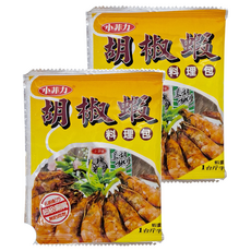 小菲力 胡椒蝦料理包，名廚配方，超級唰嘴，無防腐劑, 50g, 2包