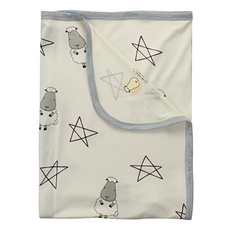 baa baa sheepz 抱抱羊 黃色星星羊單層被毯 100 x 80cm 0~36M