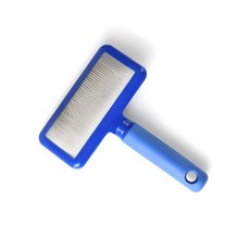 Plush Puppy 寵物軟式針梳, 藍色, 1個