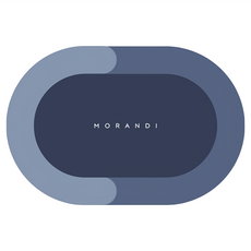 軟硅藻泥吸水防滑地墊 高級灰/豆沙粉, 60 x 40cm, 靜懿藍