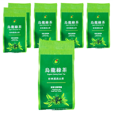龍源茶品 鑫龍源 杉林溪清香甘醇翠嫩茶烏龍綠茶葉 附提袋, 1組, 6包, 50g