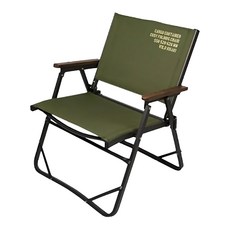 CARGO container 工業風折疊椅，54x54x67cm，90Kg承重, 軍綠色, 1個