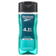 Reebok 銳步 男性4合1沐浴膠 清新水能量, 400ml, 1件