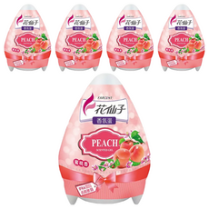 farcent 花仙子 好心情香氛蛋, 120g, 5個, 蜜桃香