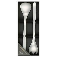 SORI YANAGI 柳宗理 刀叉禮盒, 服務叉 + 服務匙 L(22cm) 2支, 041323, 1組