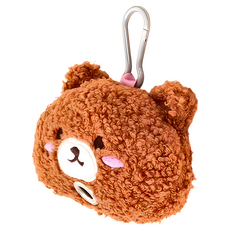 SCHÖN 韓國小熊包掛勾 寵物適用 咖啡色 13.5 x 11.5cm, 1個