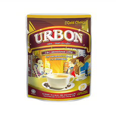金寶咖啡 URBON 二合一即溶無糖咖啡 240g 無脂奶粉, 12g, 20入, 1袋