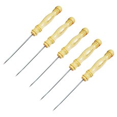 TRIARROW 三箭牌 不銹鋼304烤盤專用叉子 WYP2, 木色 + 銀色, 5支