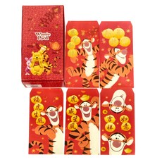 disney 迪士尼 新春紅包袋 跳跳虎 5個, 12包