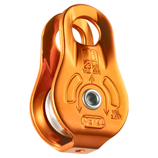 PETZL FIXE 固定側板滑輪，滑輪輪徑21mm，斷裂負荷23kN, 黃色