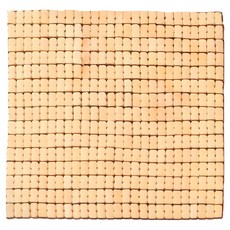 Amance 雅曼斯 特級白玉麻將坐墊涼蓆 1人坐, 米色