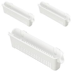 INOMATA 長型器具瀝水架 - 廚房餐具瀝水收納好幫手, IN-0047, 3個