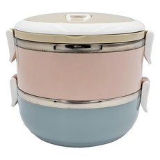 304不銹鋼多功能雙層保溫盒 Set, H886, 1個