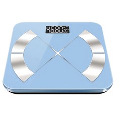 STAR CANDY 智能藍芽體重計 LED螢幕顯示 搭配手機APP管理體重, C09, 湖水藍, 1個