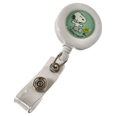 PEANUTS 史努比 SNOOPY好心情伸縮易拉扣 8 x 3 x 0.7cm 3個, 綠色, 1組