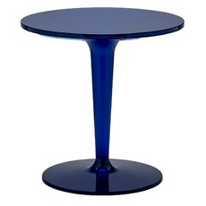 快豹 Muni 北歐現代透明邊几, 透明深藍, 1個