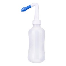 情趣職人 後庭 手按清洗器 17 x 6cm 300ml, 白色, 1個