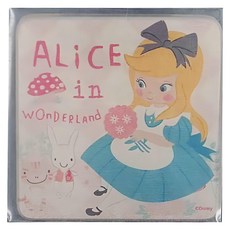 收納王妃 愛麗絲夢遊仙境杯墊 方形, 森林朋友, 2個
