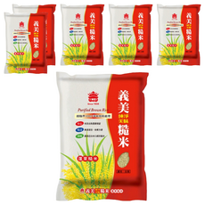義美 純淨糙米, 2.6kg, 6包