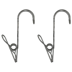 百貨King 不鏽鋼燕尾夾4件組, 5.5x9.5x2cm, 銀色, 2組