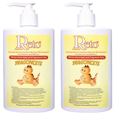 Reto 嬰幼兒原型燕麥膠體身體乳液 白乳，濕疹舒緩，不含色素香料，保濕修護, 250ml, 2瓶