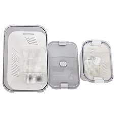 雙層冰箱瀝水收納保鮮盒 1532g, 1入, 1個