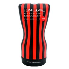 TENGA CUP 擠捏杯 強韌版, 1個, 紅黑色
