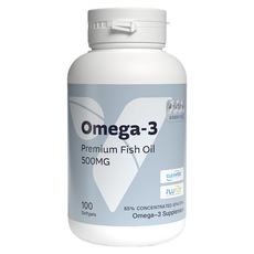 YOUR VITA 優維特 85%超臨界高濃縮魚油 500mg, 1罐, 100顆