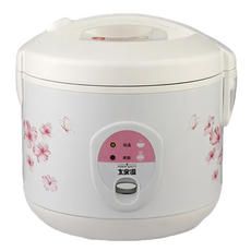 大家源 六人份電子鍋 TCY-3016, 單鍵輕鬆操作, 直熱式炊煮, 內蓋方便拆洗, 易潔不沾內鍋, 一體式飯匙架, 可拆式集水盒