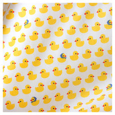 Reuhome 花紋布料 黃色小鴨 100%棉, 110 x 90cm, 1件