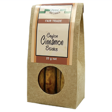 PODIE 公平貿易肉桂棒 錫蘭肉桂乾燥製成, 25g, 1包