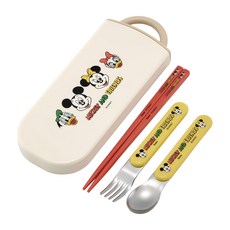 Skater 銀離子餐具3件組, 筷子 + 湯匙 + 叉子 + 收納盒, MK&Friend, 1組