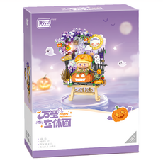 LoZ 搞怪南瓜 立體畫積木 621個, LOZ4115, 1入