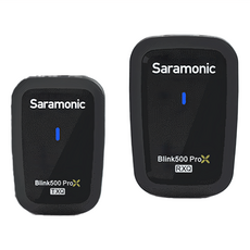 Saramonic楓笛 Blink500 ProX Q10 一對一 2.4GHz 無線麥克風系統 輕巧便攜 適用於直播、錄影, 1組