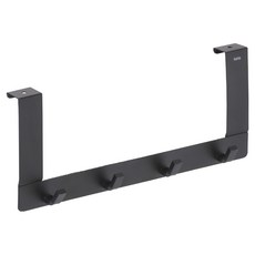 kela Colgar不鏽鋼門板掛勾 30cm, 1個, 黑色