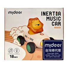 mideer 幼兒音樂慣性車 MD-6295 1.5歲以上, 小小獅, 1盒