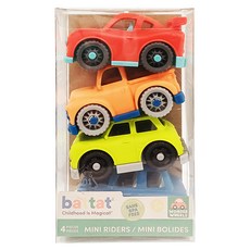 Battat Toys 兩扇門車友會 狂飆, 4 件迷你車組, 9.8 x 6 x 4.5cm, BT1044Z, 1組