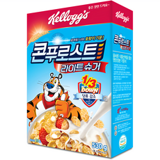Kellogg's 家樂氏 FROSTIES 東尼玉米片 低糖香甜玉米片, 530g, 1盒