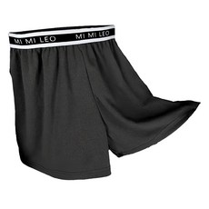 MI MI LEO 台灣製 男款 彈力織帶竹炭內褲4件組